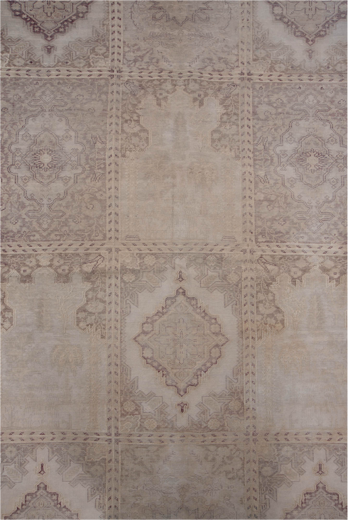 Vintage Oushak Area Rug (5' x 7')